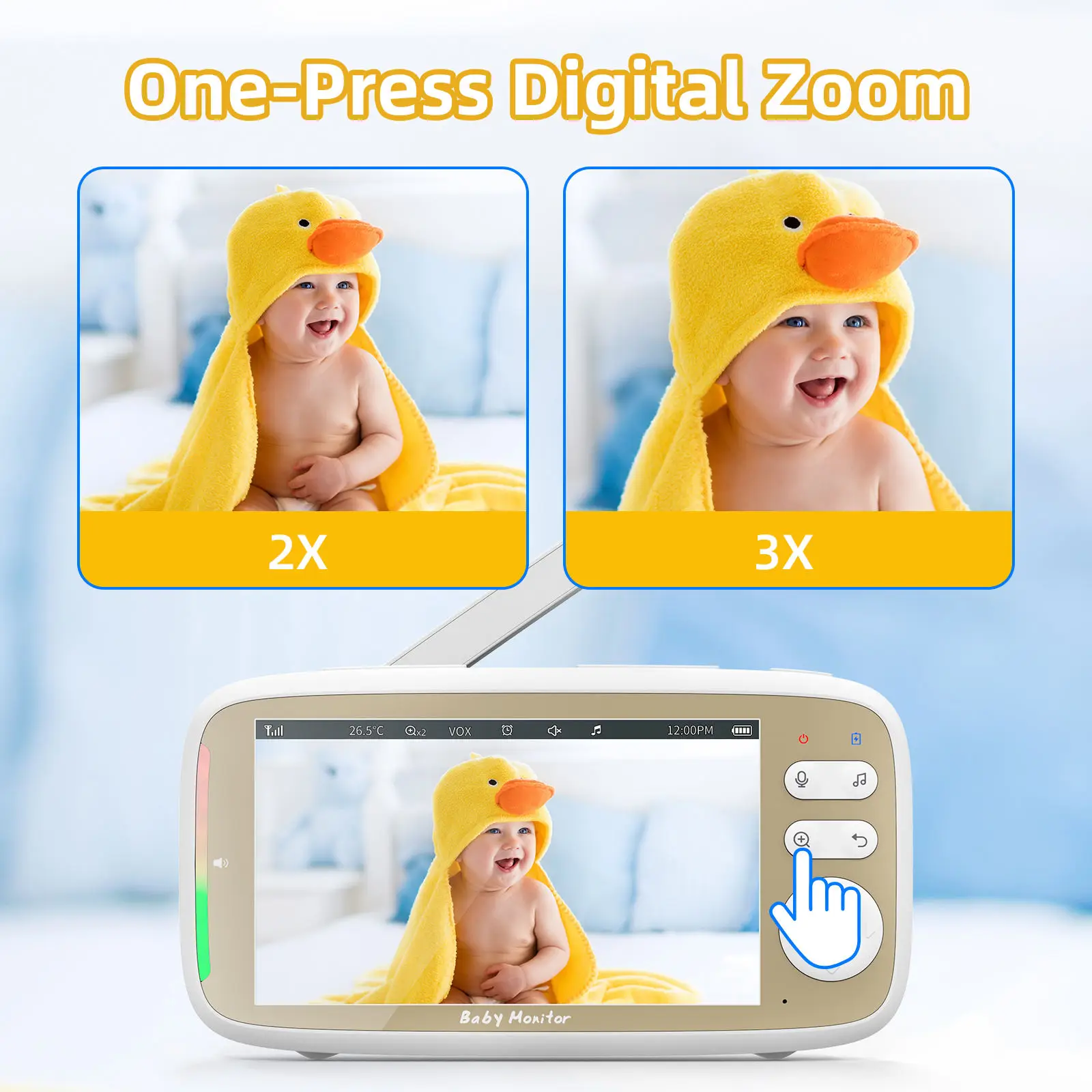 VB803 PRO Baby Monitor with 2p - Audio Music Videos recension och pris
