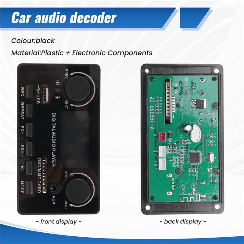 LCD Display Bluetooth 5.0 MP3  - Audio Music Play recension och pris