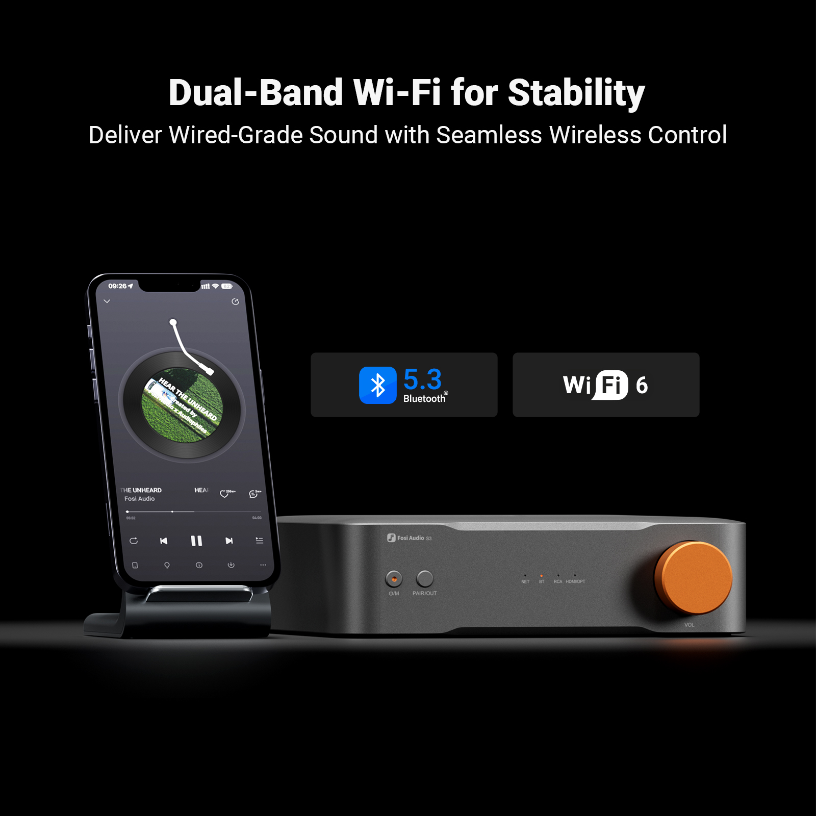 Fosi Audio Hi-Res Music Stream - Audio Music Play recension och pris