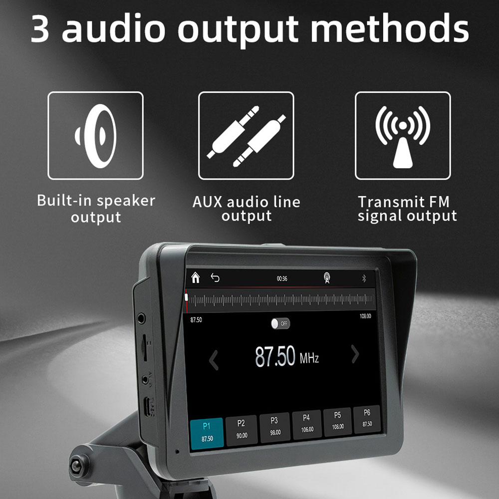 7-Inch Universal Touch HD Scre - Audio Music Png recension och pris