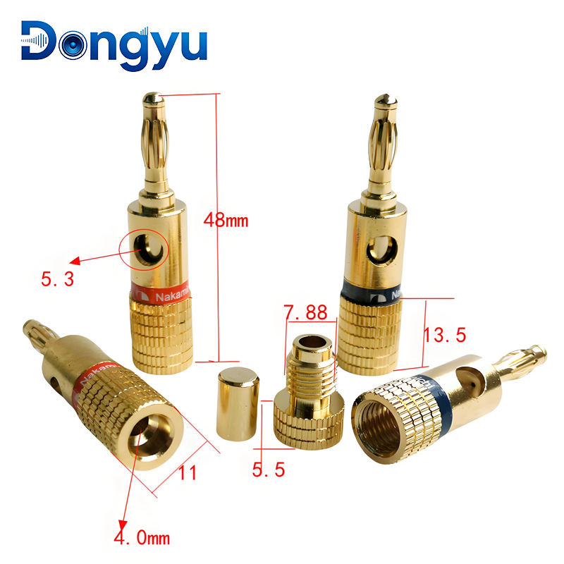 4MM Nakamichi Banana Connector - Audio Music Videos recension och pris