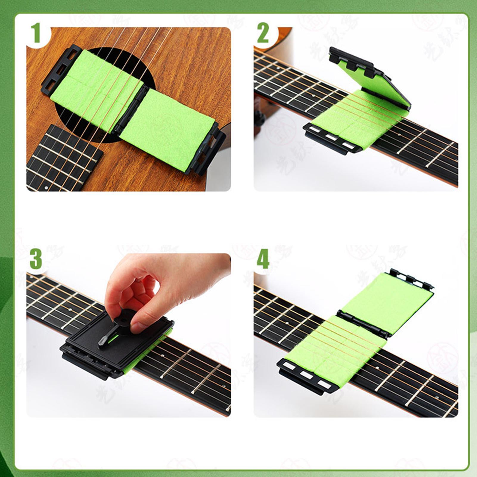 Guitar String Cleaner Cloth Gu - Audio Music Cleaner recension och pris