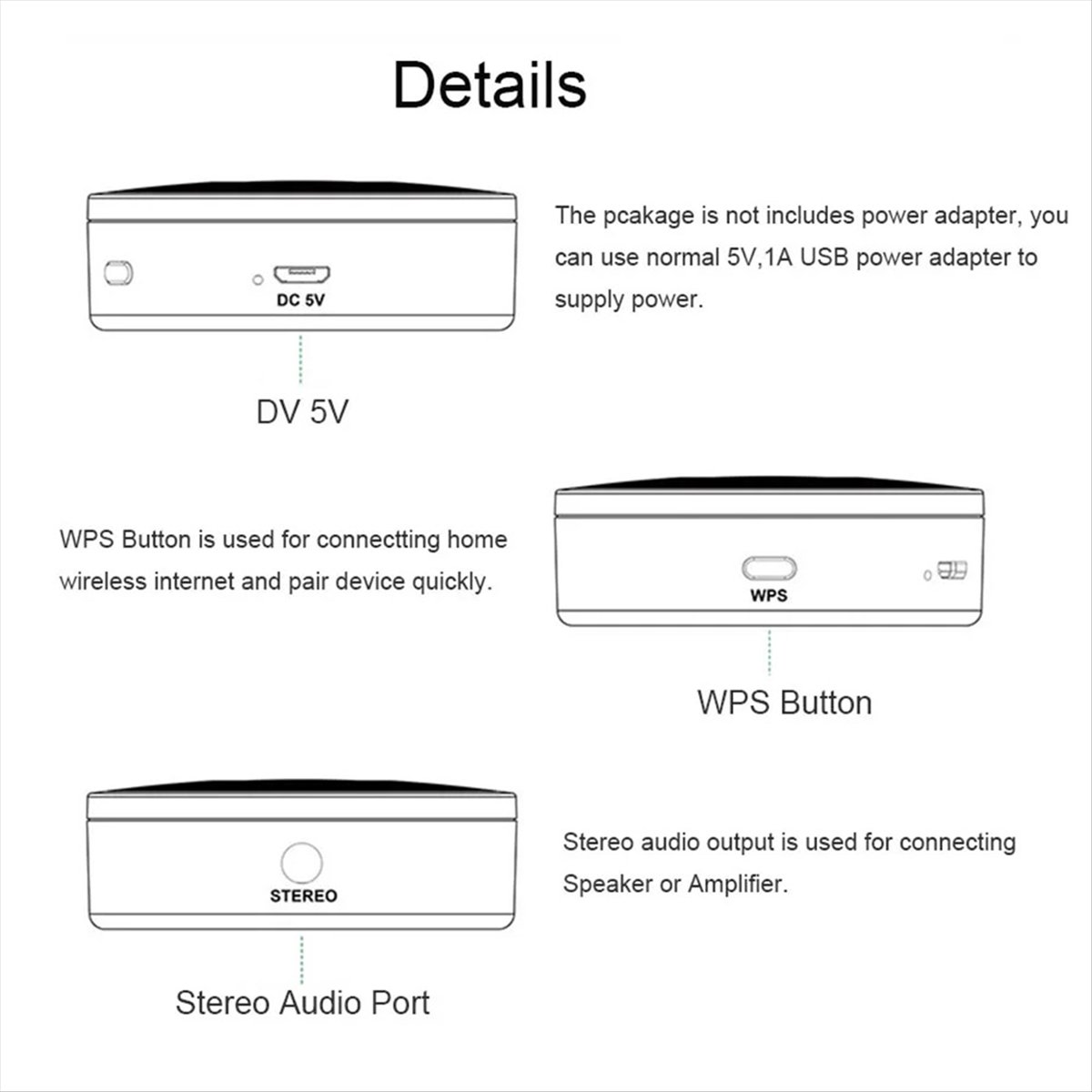 [NEW] Wireless WiFi Music Audi - Audio Music Play recension och pris