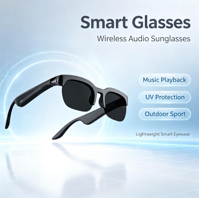 2026 Smart Audio Sunglasses Bl - Audio Music Play recension och pris