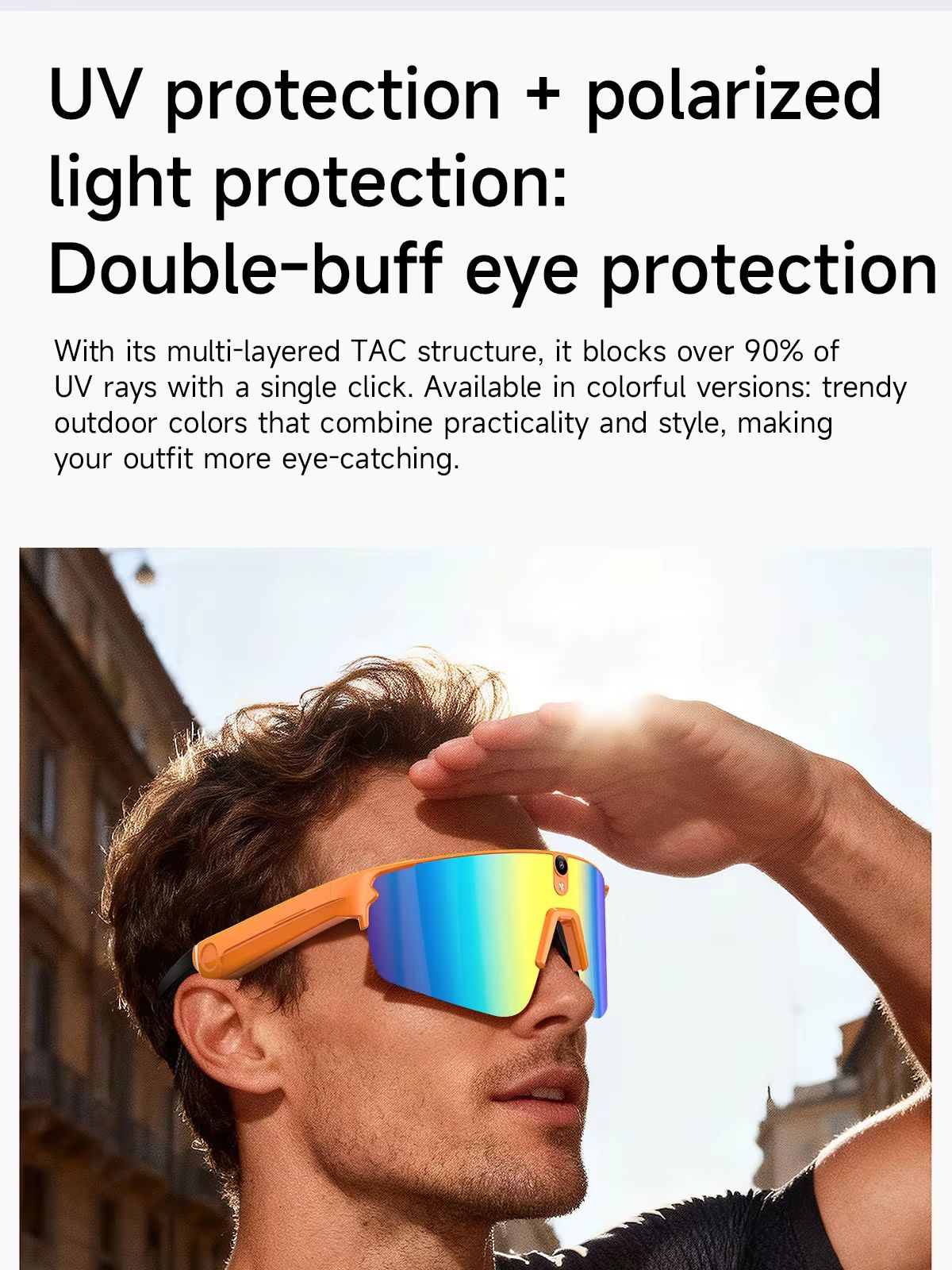 L805 AI Smart Glasses With 800 - Audio Music Videos recension och pris
