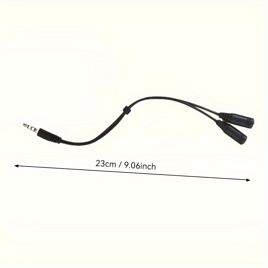 3.5mm Stereo Audio 1Male to 2  - Audio Music Play recension och pris