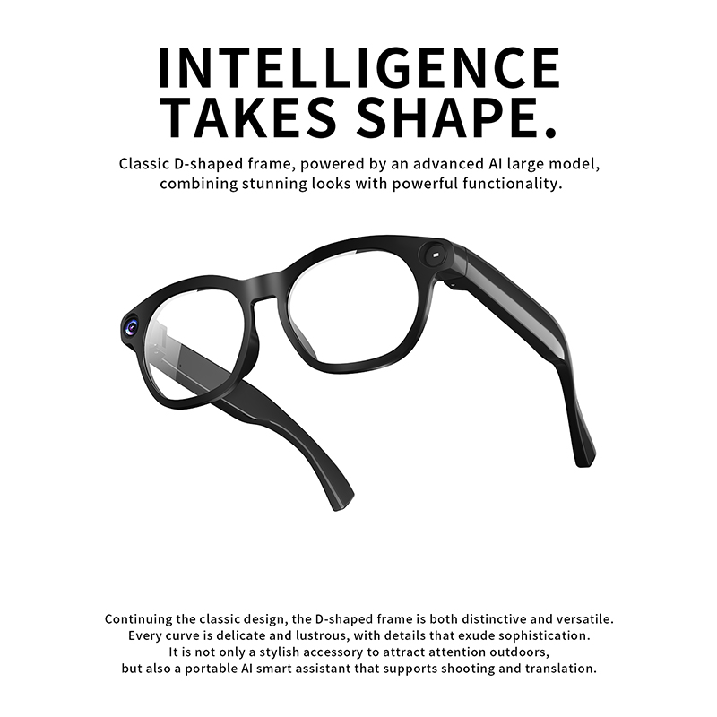 2026 New Smart Glasses 800W HD - Audio Music Videos recension och pris