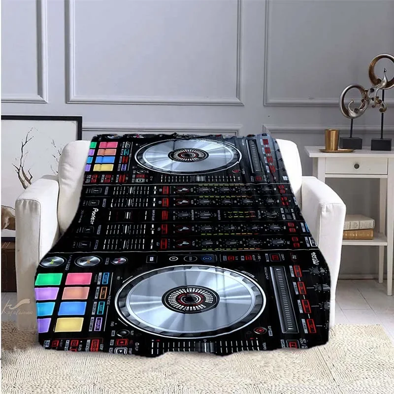 Music DJ Flannel Throw Blanket - Audio Music King recension och pris