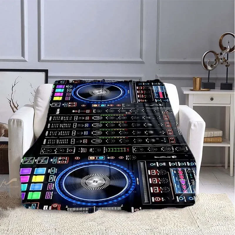 Music DJ Flannel Throw Blanket - Audio Music King recension och pris