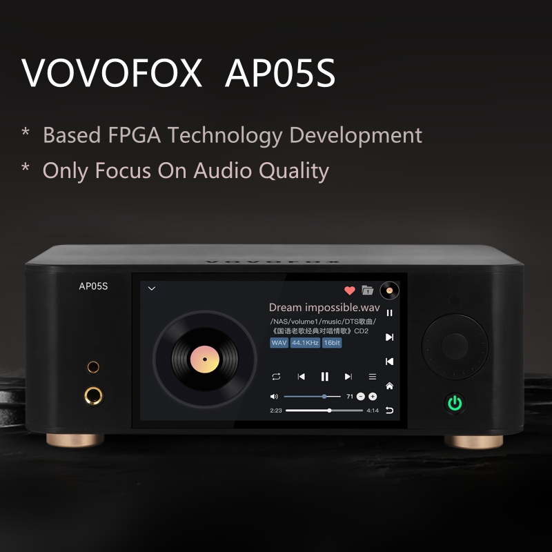VOVOFOX-HiFi AP05S Lossless Mu - Audio Music Play recension och pris